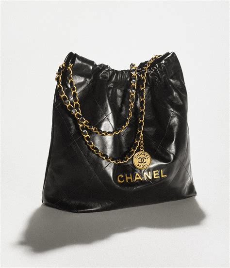 chanel 22 small black|chanel 22 large bag.